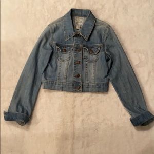 Old Navy Medium Wash Jean Denim Jacket Unisex XS